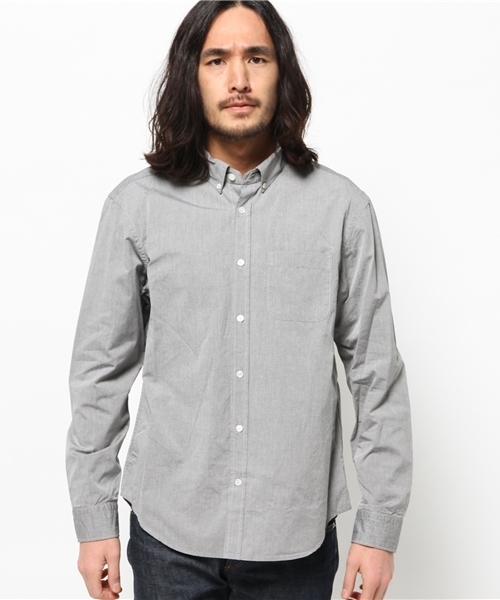 AMERICAN RAG CIE（アメリカンラグシー）の「AMERICAN RAG CIE　80/2ｼｬﾝﾌﾞﾚｰｼｬﾂ/107-ANB-M151-SH022（シャツ/ブラウス・メンズ・オフホワイト/サックスブルー/グレー・1/2/3）」の4枚目の写真