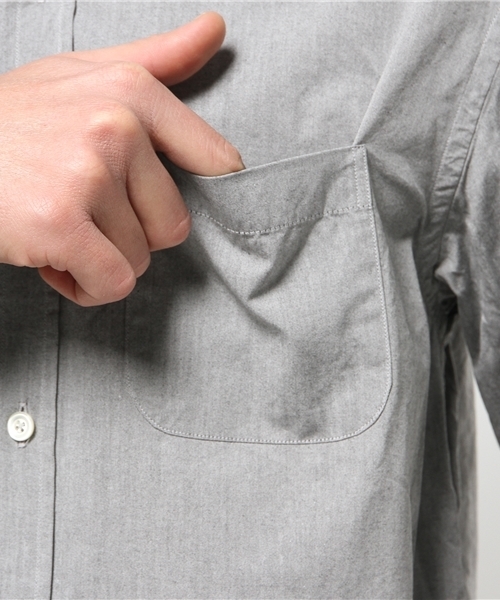 AMERICAN RAG CIE（アメリカンラグシー）の「AMERICAN RAG CIE　80/2ｼｬﾝﾌﾞﾚｰｼｬﾂ/107-ANB-M151-SH022（シャツ/ブラウス・メンズ・オフホワイト/サックスブルー/グレー・1/2/3）」の8枚目の写真