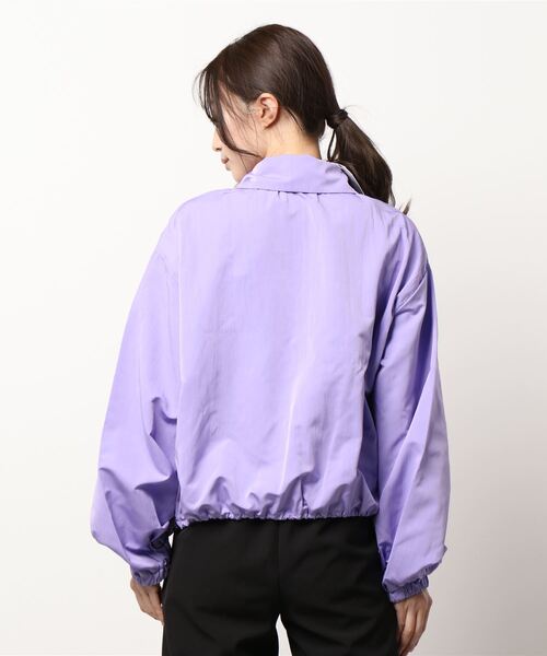 acro（アクロ）の「アノラックハーフジップブルゾン/AC1326（ブルゾン・レディース・ブラック/アイボリー/パープル・ﾌﾘ-）」の5枚目の写真