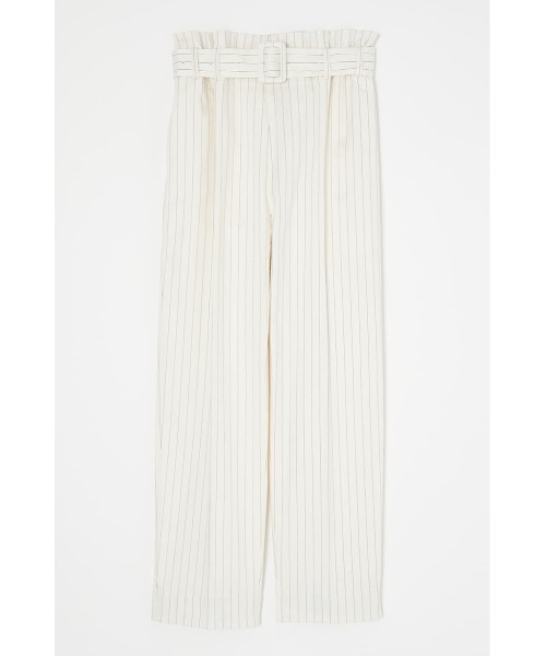 M_（エムアンダーバー）の「【M_】STRIPE BELTED パンツ（その他パンツ・レディース・ホワイト系その他/ブラウン/ライトピンク・1/2）」の10枚目の写真