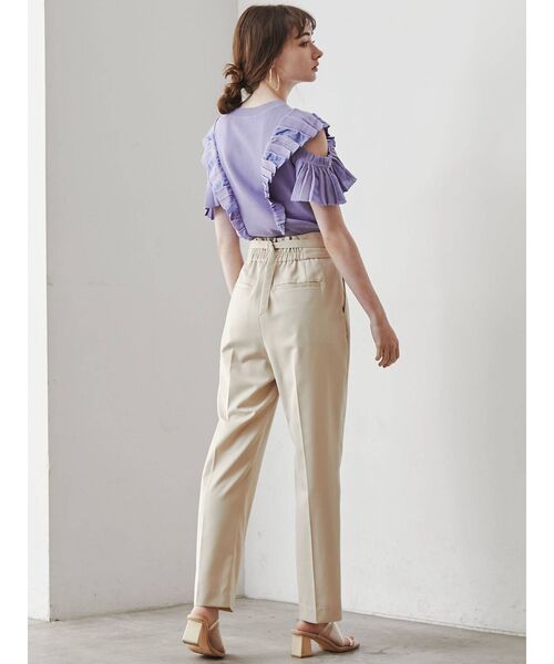 LAGUNAMOON（ラグナムーン）の「プリーツフリルニットプルオーバー（ニット/セーター・レディース・ブラック/パープル/アイボリー・FREE）」の20枚目の写真