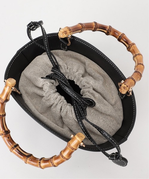 LE TALON（ルタロン）の「LE TALON バンブーハンドルミニショルダー（ショルダーバッグ・レディース・パープル/ブラック/ベージュ・FREE）」の20枚目の写真