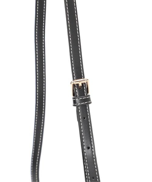 LE TALON（ルタロン）の「LE TALON バンブーハンドルミニショルダー（ショルダーバッグ・レディース・パープル/ブラック/ベージュ・FREE）」の4枚目の写真