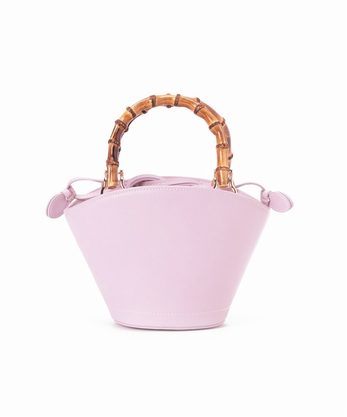 LE TALON（ルタロン）の「LE TALON バンブーハンドルミニショルダー（ショルダーバッグ・レディース・パープル/ブラック/ベージュ・FREE）」の19枚目の写真