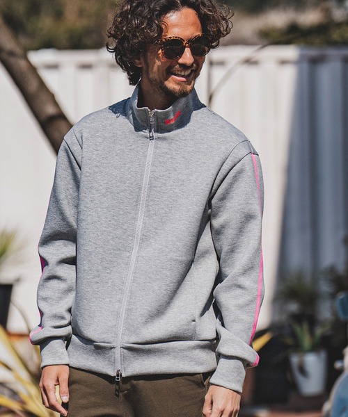 felkod(フィルコッド)の「mj8507- Cardboard Knit Side Line Track Jacket トラックジャケット(ブルゾン・メンズ・トップグレー/ブラック・L/S/M)」の8枚目の写真