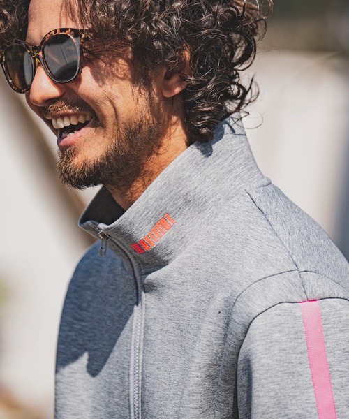 felkod(フィルコッド)の「mj8507- Cardboard Knit Side Line Track Jacket トラックジャケット(ブルゾン・メンズ・トップグレー/ブラック・L/S/M)」の14枚目の写真