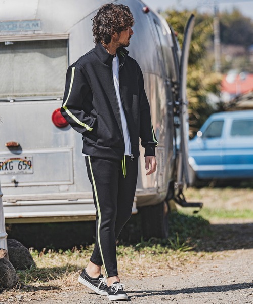 felkod(フィルコッド)の「mj8507- Cardboard Knit Side Line Track Jacket トラックジャケット(ブルゾン・メンズ・トップグレー/ブラック・L/S/M)」の20枚目の写真