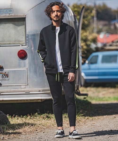 felkod(フィルコッド)の「mj8507- Cardboard Knit Side Line Track Jacket トラックジャケット(ブルゾン・メンズ・トップグレー/ブラック・L/S/M)」の15枚目の写真