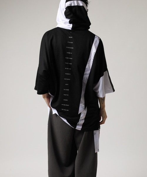 RE730(アールイーセブンサーティー)の「Asymmetric dolman T-hoodie / アシンメトリードルマンTパーカー(パーカー・メンズ・ブラック/ブラック系その他/ホワイト/ホワイト系その他/マルチ/ブラック系その他2・XL/M/L)」の13枚目の写真