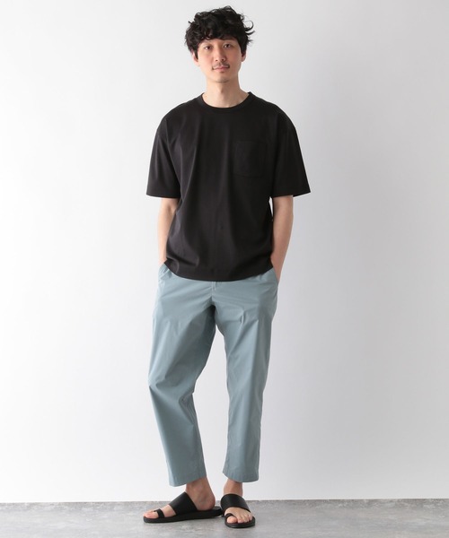 GLOBAL WORK（グローバルワーク）の「抗菌クリーンＴｅｅ半袖/255795（Tシャツ/カットソー・メンズ・ネイビー/ライトグリーン/キャメル/ベージュ/ホワイト/スカイブルー/ライトブルー/グレー/イエロー/ブラック・LARGE/SMALL/X-LARGE/MEDIUM）」の14枚目の写真