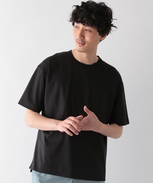 GLOBAL WORK（グローバルワーク）の「抗菌クリーンＴｅｅ半袖/255795（Tシャツ/カットソー・メンズ・ネイビー/ライトグリーン/キャメル/ベージュ/ホワイト/スカイブルー/ライトブルー/グレー/イエロー/ブラック・LARGE/SMALL/X-LARGE/MEDIUM）」の15枚目の写真