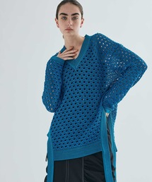 UNITED TOKYO | アンイーブンメッシュニット(ニット/セーター)