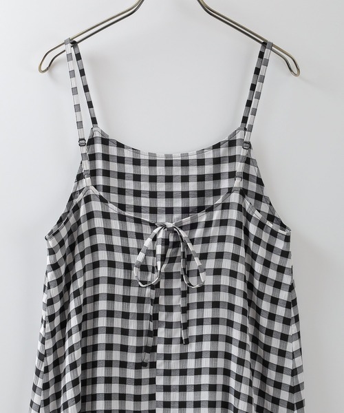 Honeys（ハニーズ）の「キャミワンピース（ワンピース・レディース・ブラック/ブラック×ホワイト/グリーン系その他/パープル系その他・S/M/L）」の16枚目の写真