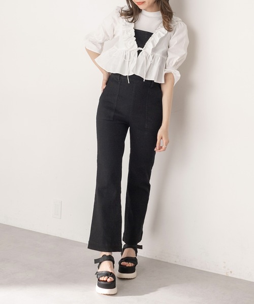 OLIVE des OLIVE（オリーブデオリーブ）の「フリルカーディガンブラウス（シャツ/ブラウス・レディース・ホワイト/オフホワイト/アイボリー・FREE）」の15枚目の写真