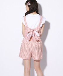 ☆セットアイテム☆リボンビスチェセットアップ＆Tシャツ