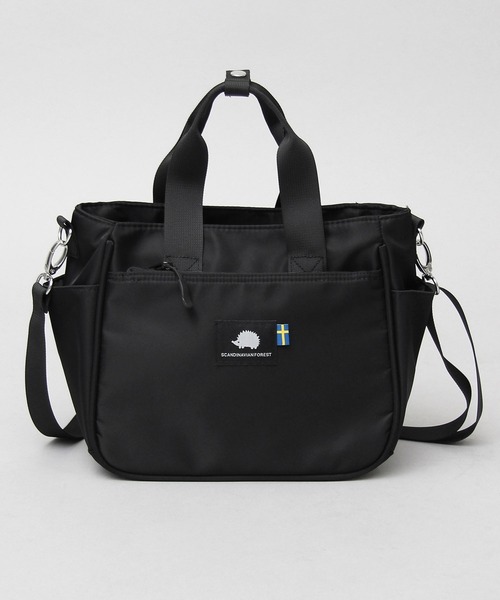 SCANDINAVIAN FOREST(スカンジナビアン・フォレスト)の「ナイロン 軽量 2WAY ハンド ショルダー トート(ショルダーバッグ・レディース・ブラック/グレー/ベージュ/ベージュ系その他/ブラウン/ブルー・FREE)」の12枚目の写真