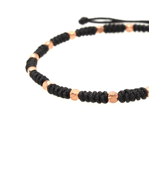 Lui's（ルイス）の「HAPPY CHOKAS LAB(ハッピー･チョーカーズ･ラボ) ブレス（ブレスレット・メンズ・ブラック/ホワイト/ネイビー/オレンジ/イエロー・FREE）」の9枚目の写真