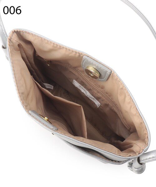 DRESKIP（ドレスキップ）の「◆ノットショルダーバッグ（ショルダーバッグ・レディース・シルバー/イエロー/アイボリー/アイボリー系2・00）」の11枚目の写真