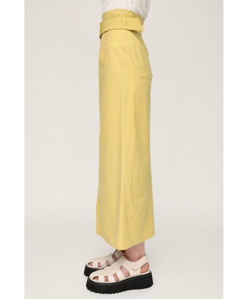 SLY(スライ)の「LIL-STRETCH BELTED SK Iライン スカート(スカート・レディース・ブラック/イエロー/マルチ・1/2/0)」の9枚目の写真