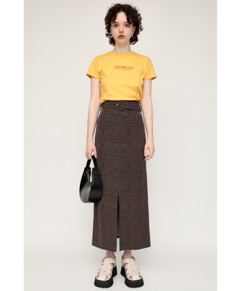 SLY(スライ)の「LIL-STRETCH BELTED SK Iライン スカート(スカート・レディース・ブラック/イエロー/マルチ・1/2/0)」の14枚目の写真