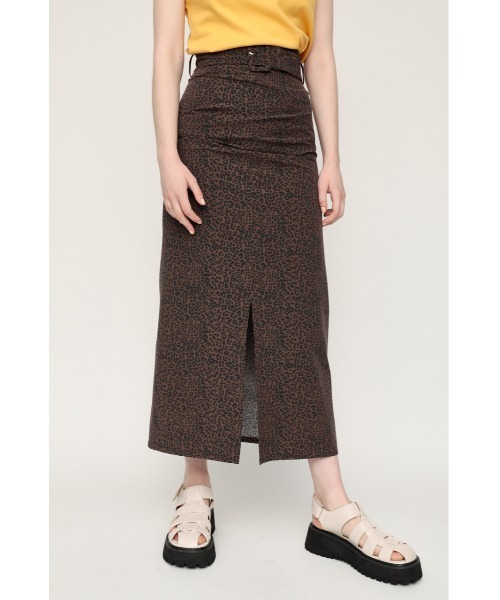 SLY(スライ)の「LIL-STRETCH BELTED SK Iライン スカート(スカート・レディース・ブラック/イエロー/マルチ・1/2/0)」の19枚目の写真