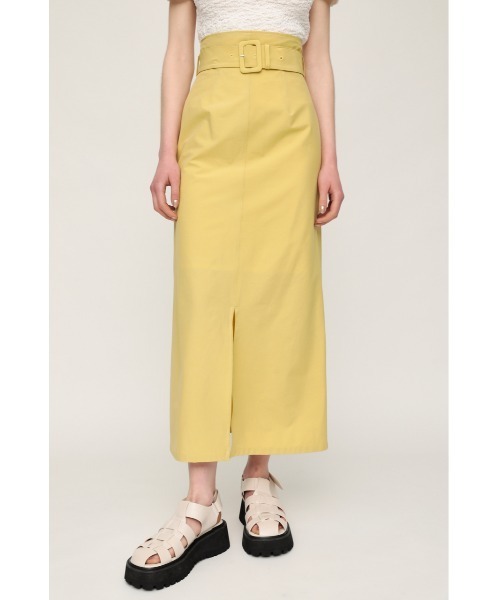 SLY(スライ)の「LIL-STRETCH BELTED SK Iライン スカート(スカート・レディース・ブラック/イエロー/マルチ・1/2/0)」の18枚目の写真