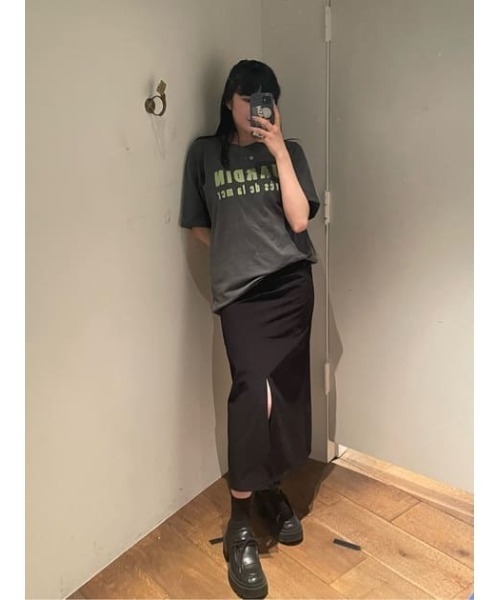 SLY(スライ)の「LIL-STRETCH BELTED SK Iライン スカート(スカート・レディース・ブラック/イエロー/マルチ・1/2/0)」の22枚目の写真