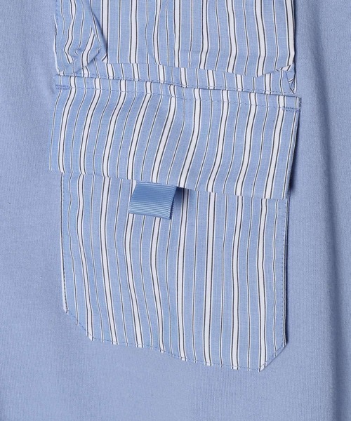 niko and...（ニコアンド）の「マルチポケットTシャツ（Tシャツ/カットソー・メンズ・ブラック/オフホワイト/ブルー・MEDIUM/LARGE）」の15枚目の写真