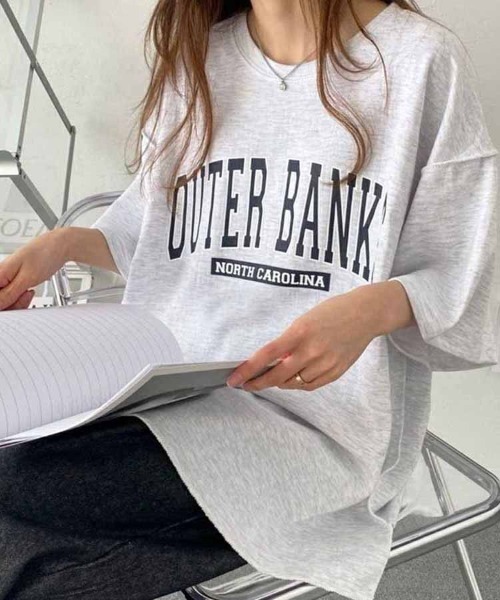 22 S S 春夏 韓国ファッション Tシャツ半袖レディース Carolinaロゴtシャツ Tシャツ カットソー Dalfwin ダールフィン のファッション通販 Zozotown