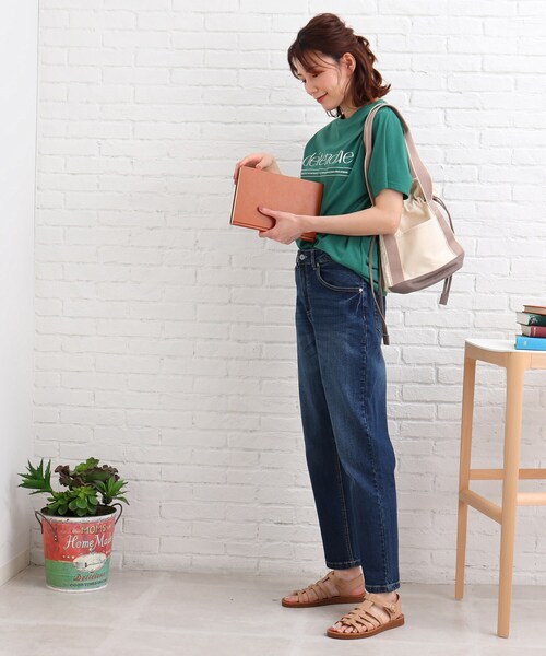 SHOO・LA・RUE(シューラルー)の「◆【S-L】シンプルロゴプリントTシャツ(Tシャツ/カットソー・レディース・ブラック/グリーン・01/02/03)」の15枚目の写真