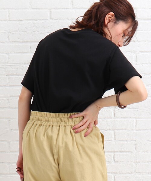 SHOO・LA・RUE(シューラルー)の「◆【S-L】シンプルロゴプリントTシャツ(Tシャツ/カットソー・レディース・ブラック/グリーン・01/02/03)」の20枚目の写真