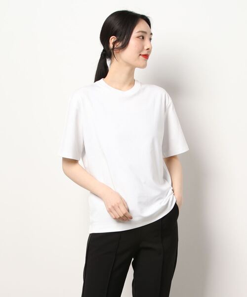 three dots（スリードッツ）の「【three dots】パックTEE（Tシャツ/カットソー・レディース・ホワイト・X-SMALL）」の2枚目の写真