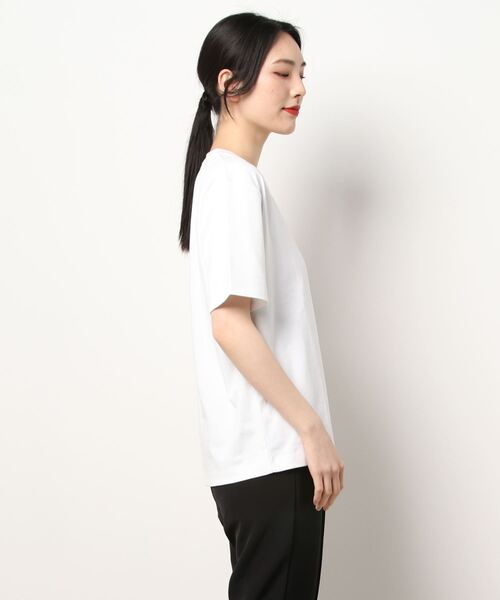 three dots（スリードッツ）の「【three dots】パックTEE（Tシャツ/カットソー・レディース・ホワイト・X-SMALL）」の3枚目の写真
