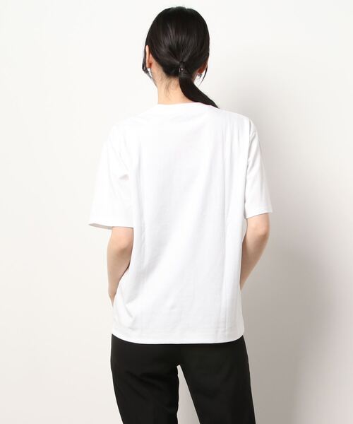 three dots（スリードッツ）の「【three dots】パックTEE（Tシャツ/カットソー・レディース・ホワイト・X-SMALL）」の4枚目の写真