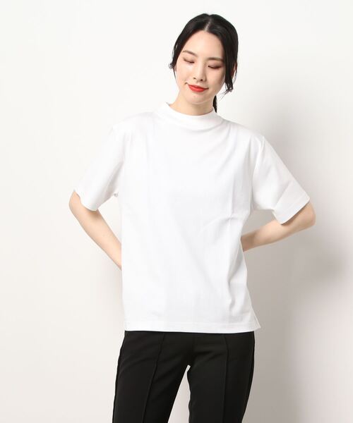 three dots（スリードッツ）の「【three dots】パックTEE（Tシャツ/カットソー・レディース・ホワイト・X-SMALL）」の5枚目の写真