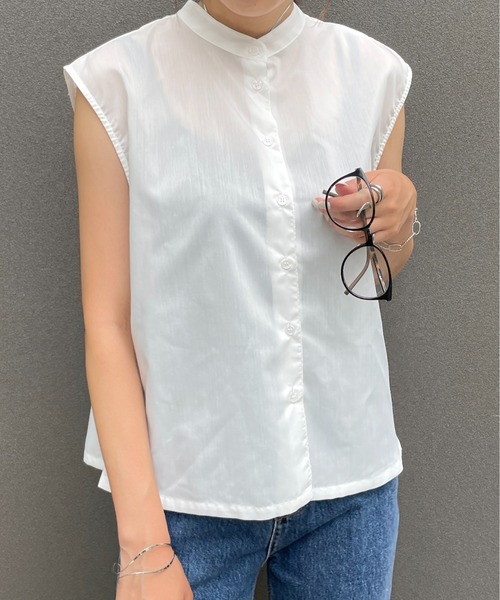 StyleSea(スタイルシー)の「ケープカラー付き前後2Wayブラウス(シャツ/ブラウス・レディース・ホワイト/ブラック・MEDIUM)」の11枚目の写真