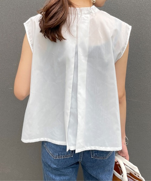 StyleSea(スタイルシー)の「ケープカラー付き前後2Wayブラウス(シャツ/ブラウス・レディース・ホワイト/ブラック・MEDIUM)」の12枚目の写真