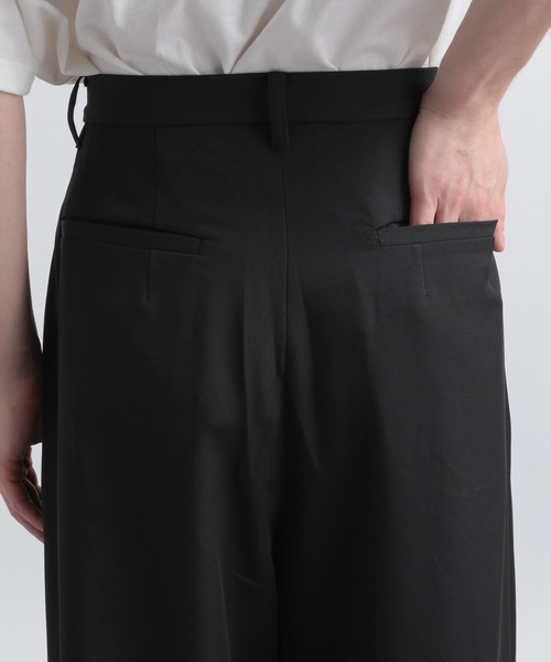 HARE(ハレ)の「ヘンソクタックワイドパンツ(HARE)(スラックス・メンズ・ブラック/トップグレー・SMALL/MEDIUM)」の9枚目の写真