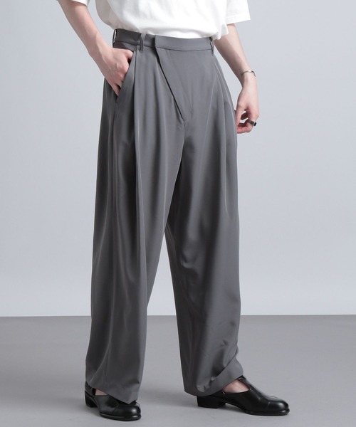 HARE(ハレ)の「ヘンソクタックワイドパンツ(HARE)(スラックス・メンズ・ブラック/トップグレー・SMALL/MEDIUM)」の15枚目の写真