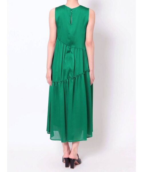 MURUA(ムルーア)の「ノースリーブギャザーワンピース(ワンピース・レディース・ブラック/ブラウン/グリーン・FREE)」の16枚目の写真