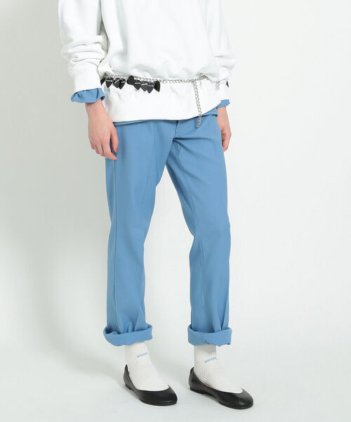 BEAMS BOY(ビームスボーイ)の「Wrangler × maturely / 別注 Wrancher Dress Pants(スラックス・レディース・ブルー/グリーン・1/0)」の6枚目の写真