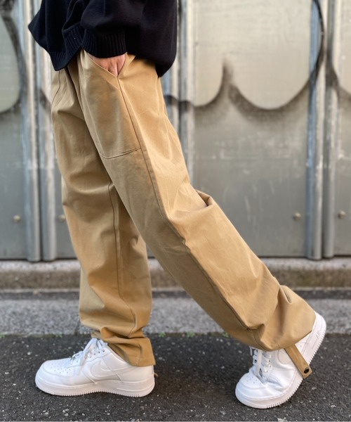 SETUP7（セットアップセブン）の「【SETUP7】ワイド裾上げベイカーパンツ KNF（その他パンツ・メンズ・ブラック/ベージュ/カーキ・4/3/5）」の13枚目の写真
