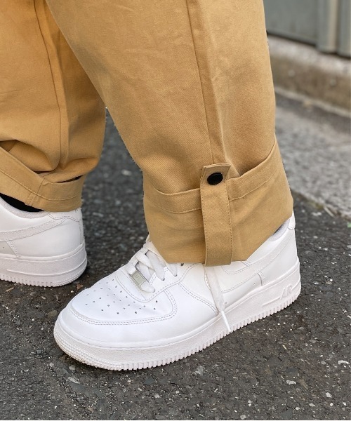 SETUP7（セットアップセブン）の「【SETUP7】ワイド裾上げベイカーパンツ KNF（その他パンツ・メンズ・ブラック/ベージュ/カーキ・4/3/5）」の16枚目の写真