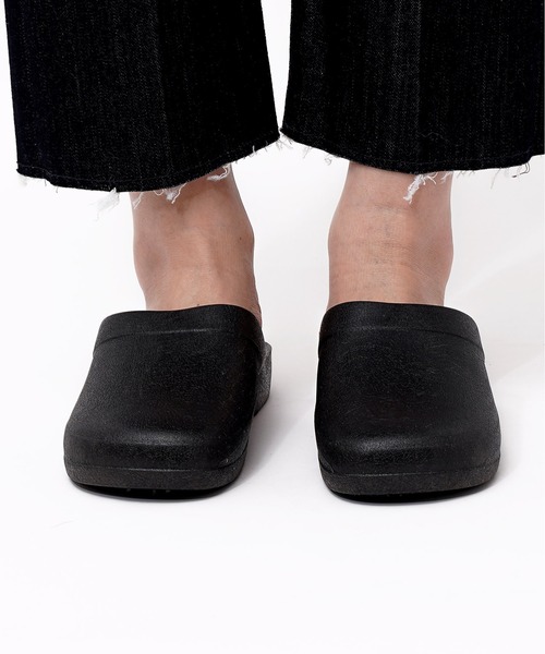 salle de bal（サルデバル）の「【 MARUNAKA / マルナカ 】 クロッグ サンダル サボサンダル 婦人防寒 ゴム サンダル No 235 MKG（サンダル・レディース・ブラック・FREE）」の7枚目の写真