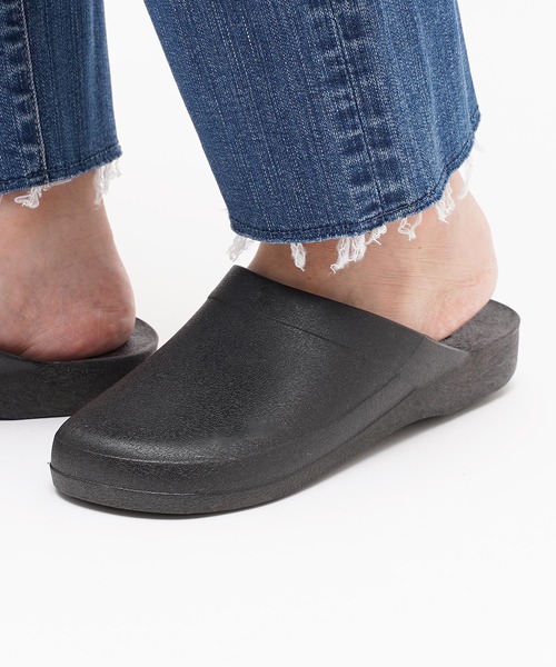 salle de bal（サルデバル）の「【 MARUNAKA / マルナカ 】 クロッグ サンダル サボサンダル 婦人防寒 ゴム サンダル No 235 MKG（サンダル・レディース・ブラック・FREE）」の8枚目の写真