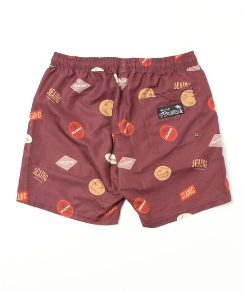 Seaing(シーング)の「SEAING 水陸両用 レトロ総柄プリントサーフパンツ(その他パンツ・メンズ・ボルドー・M/L)」の8枚目の写真