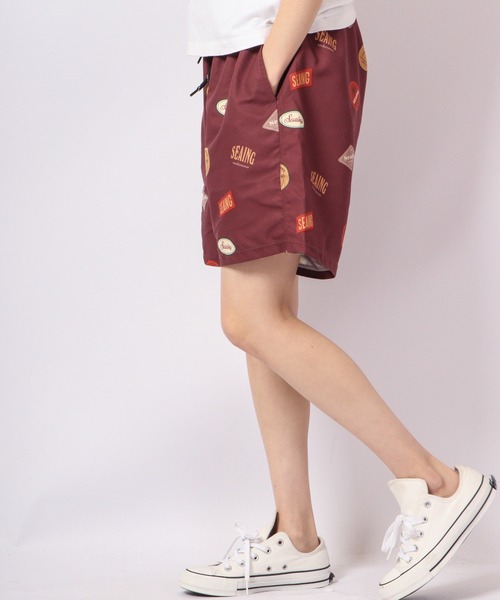 Seaing(シーング)の「SEAING 水陸両用 レトロ総柄プリントサーフパンツ(その他パンツ・メンズ・ボルドー・M/L)」の10枚目の写真