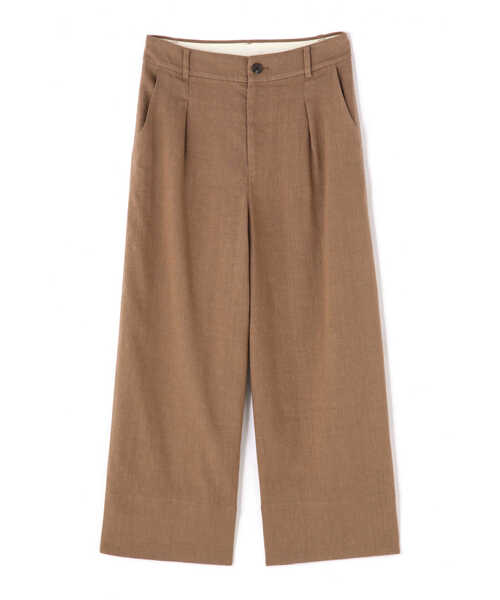 human woman（ヒューマンウーマン）の「麻混ワイドパンツ（その他パンツ・レディース・ベージュ系その他/ベージュ系その他2・SMALL/MEDIUM/LARGE/X-SMALL）」の3枚目の写真
