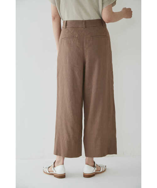 human woman（ヒューマンウーマン）の「麻混ワイドパンツ（その他パンツ・レディース・ベージュ系その他/ベージュ系その他2・SMALL/MEDIUM/LARGE/X-SMALL）」の20枚目の写真