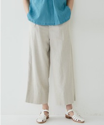human woman | 麻混ワイドパンツ(その他パンツ)